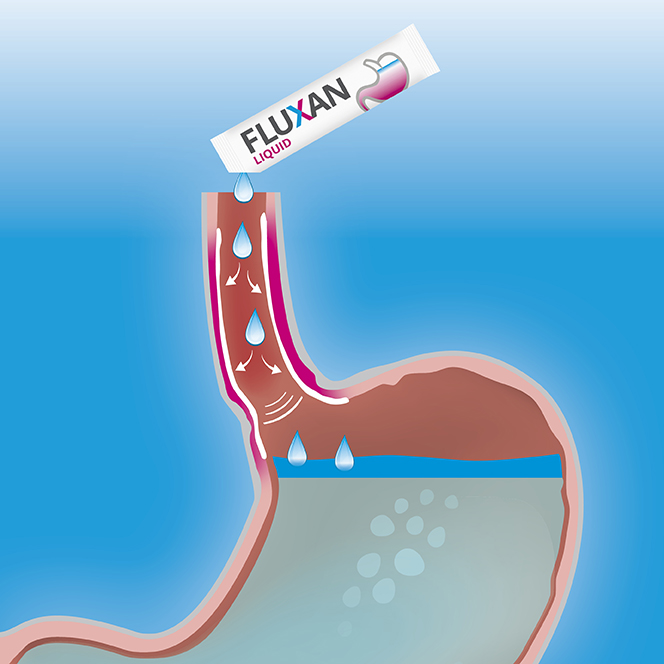 Das MagengutLiquid mit dem Soforteffekt Fluxan